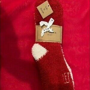 Rae Dunn “Let it Snow” fuzzy socks (or FREE with any other purchase)!